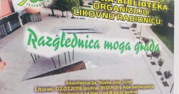 Likovna radionica „Razglednica moga grada“