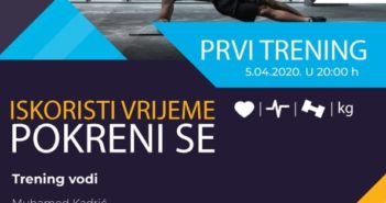 SPUS i fitness trener Muhamed Kadrić organizuju online treninge