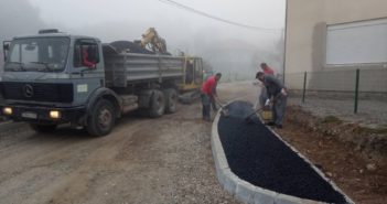 U toku asfaltiranje pješačke staze na Karašnici
