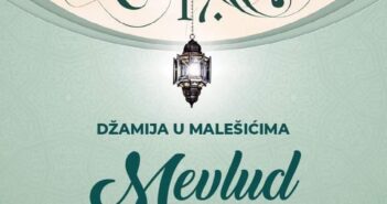 Dani o Allahovom poslaniku: U nedjelju mevlud u džamiji Malešići