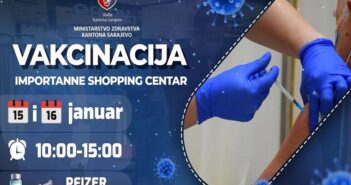 Za vikend punkt za vakcinaciju u Importanne Shopping Centru